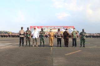 Gelar Pasukan Operasi Lilin Toba 2021 di Lanud Soewondo