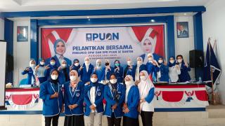 Pelantikan PUAN PAN Banten 2021-2026.