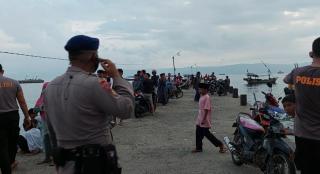 Muncul Buaya di Dermaga Kota Agung, Polres Tanggamus Imbau Warga Berhati-Hati 