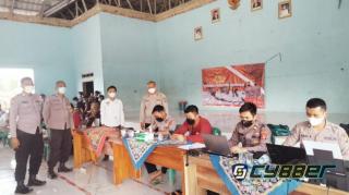 Polres Mesuji Terus Gencar Lakukan Vaksinasi Meskipun Kabupaten Mesuji Telah Lampaui Target Vaksinasi