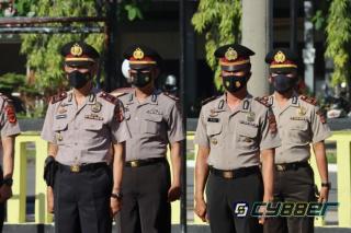Awal Tahun 2022, Sebanyak 79 Personel Polres Sukabumi Naik Pangkat