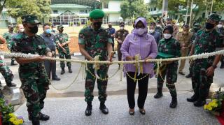 Danrem 061/Sk Bersama Bupati Bogor Resmikan Pembangunan Rehab Rumdis Kodim 0621