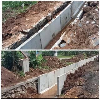 Warga Desa Ketanen Gresik Menyoal Proyek U- Ditch yang Dikerjakan CV Andalan
