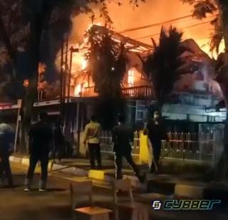 Diduga Akibat Korsleting Listrik, Rumah Warga Hangus Dilalap si Jago Merah