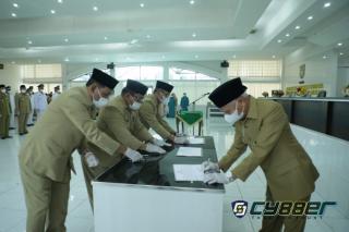 Bupati Asahan Lantik dan Kukuhkan Pejabat di Lingkungan Pemerintah Kabupaten Asahan