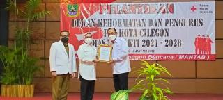 Pelantikan Dewan Kehormatan dan Pengurus Palang Merah Indonesia Kota Cilegon 2021 – 2026.