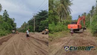 Jalan Kawata-Waisakai On Progress, sudah ’Lapis Pondasi Agregat’ dan Penyirtuan Sekitar 850M