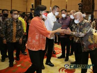 Diselenggarakan Menteri Keuangan RI dan Direktorat Jenderal Pajak, Bupati Asahan Hadiri Sosialisasi UU HPP 
