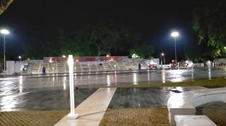 Satgas Covid-19 Kabupaten Garut Menutup Sementara Kawasan Alun-alun Kabupaten Garut