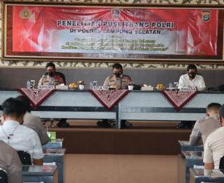 Puslitbang Polri Evaluasi Kelayakan Rutan di Polres Lamsel