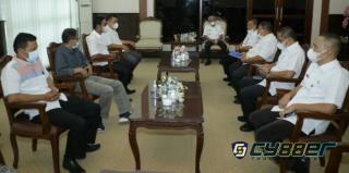 KPU Kabupaten Asahan Minta H. Surya, BSc Dukung Program Pemuktahiran Daftar Pemilu Tahun 2022