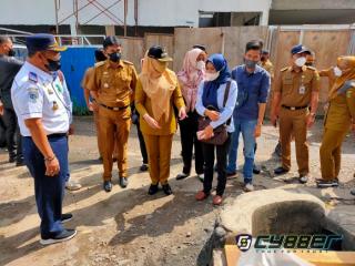 Tinjau Pasar Talang Padang Bupati Tanggamus Rapat Bersama OPD Terkait