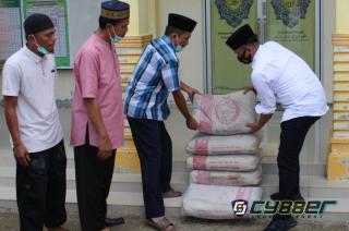 Bantuan Bahan Bangunan dari Kapolres Labuhan Batu ke Masjid AL-Ikhlas Sibuaya