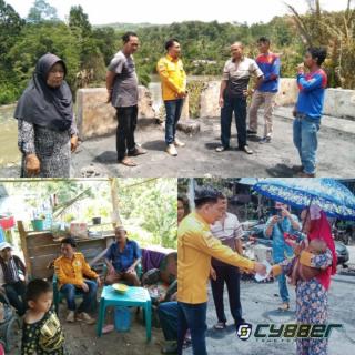 Ketua DPC Partai Hanura Beri Bantuan Kepada Korban Kebakaran di Desa Lingge