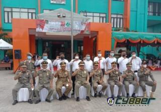 HUT Satpol PP Kota Cilegon ke 72, Walikota Pimpin Apel Bersama