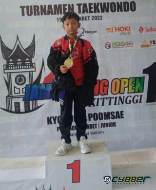 Avran Louis Zeboim Sibarani, Raih Medali Emas di Taekwondo Jam Gadang Open