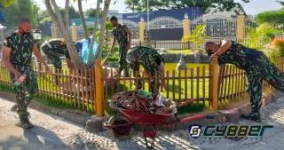 Jelang bulan suci ramdhan, Brimob Polda Aceh Bersih Misjid