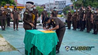 Bangun Zona Integritas, Kejari Inhu Lakukan Apel WBK dan WBBM