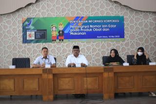 Wakil Bupati Aceh Utara Buka Sosialisasi BPOM Aceh