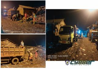 Guna Terciptanya Lingkungan Yang Bersih, Pasukan Orange UPTD Wilayah 2 DLH Karawang Harus Kerja Ekstra