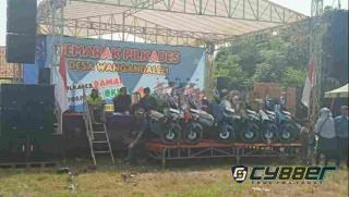 Pilkades Desa Wangandalem, Disediakan Doorprize 19 Unit Sepeda Motor