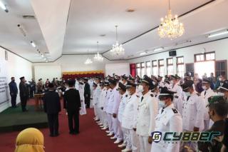 Polisi Lakukan Pengamanan Pengambilan Sumpah Jabatan dan Pelantikan Kades Terpilih