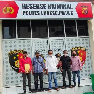 Kades Desa Geuchik Pulo Drien Beukah Dilaporkan ke Polisi