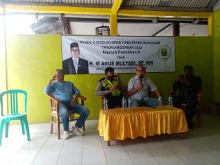 Acara Reses, Agus Mulyadi: Saya Akan Dorong Perbaikan Infrastruktur dan Potensi Pariwisata
