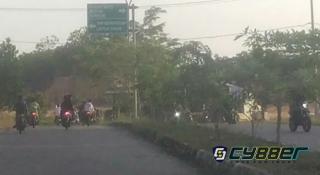 Puluhan Pengendara Balap Liar di Terminal Baru Tualang