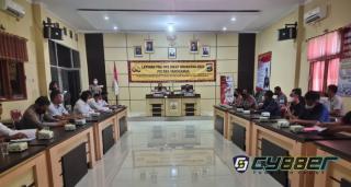 Jelang Operasi Sikat Krakatau 2022, Polres Tanggamus Gelar Larpraops