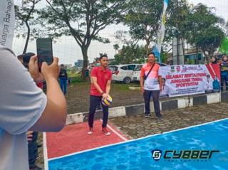 Tournamen Volly Hengky Cup di Hari Jadi KBB ke-15