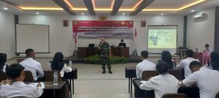 Kodim 0621/Kab. Bogor Laksanakan Pembinaan Bela Negara Bagi Generasi Muda TA.2022