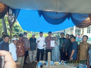 Panitia PILKAKON Pekon Teba Undi Nomor Urut Dan Penetapan Calon.