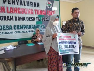 133 KPM di Desa Campakamulya Kembali Menerima BLT DD tahan Dua