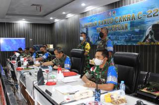 Penutupan dan Evaluasi Latihan Hanud Cakra C-22
