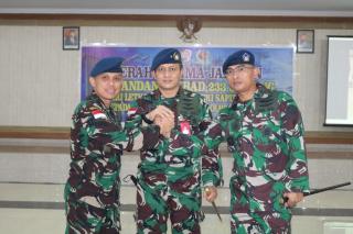 Komandan Kosek I Pimpin Sertijab Dansatrad 233 Sabang dan Penyerahaan Jabatan Asisten Logistik TNI AU