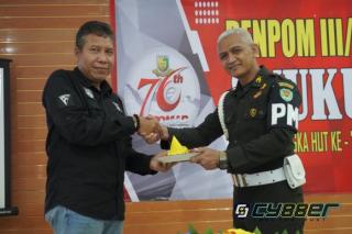 Denpom III/4 Serang Peringati Apel Corps Hut Ke-76 Pomad & Acara Syukuran