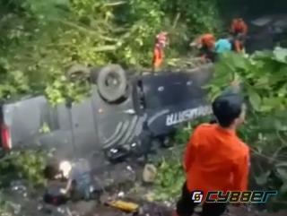 Inilah Data Korban Akibat Bus pariwisata CTU yang Terjun ke Jurang