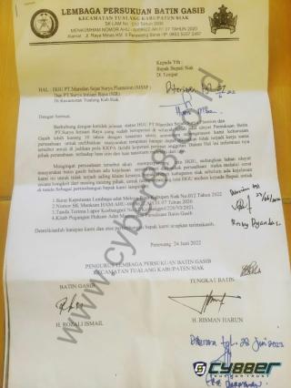 Lembaga Persukuan Batin Gasib Minta Alfedri Tuntaskan Tanah Adat Ulayat, 30 Tahun PT MSSP Dan PT SIR Abaikan Warga Setempat