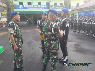 Denpom III/4 Serang menerima Siswa Dikjurta Pom Abit Dikmata TNI AD TA. 2021 ( OV )