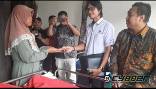 Hiswana Migas DPC Banten dan Pertamina Jenguk Korban Letupan Gas di Lebak 