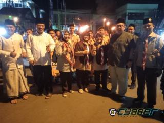 Marching Band MAN 4 Bogor dan SMAN 1 Cigombong Iringi Pawai Obor Dimalam Pergantian Tahun Baru Islam 1444 H