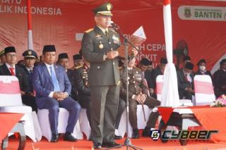 Danrem 064/MY Hadiri Upacara HUT RI ke 77