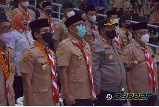 Plt. Bupati Bogor Serahkan Tanda Penghargaan Pada Hari Pramuka Ke-61 Tingkat Kabupaten Bogor