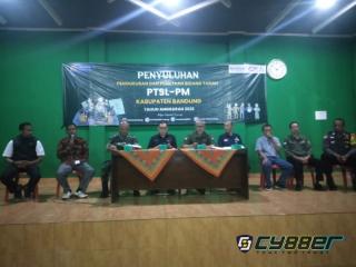 Kantah ATR/BPN Kab Bandung Adakan Penyuluhan Program PTSL-PM di Desa Pasirmulya 