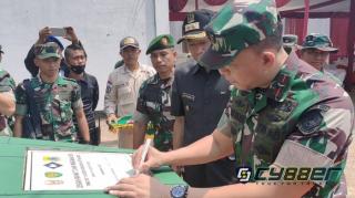 TMMD 114 Kodim 0608 Cianjur, Jalan Kh. Zein Abusomad Diresmikan
