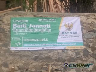 Bantuan Bedah Rumah dari BAZNAS Propinsi Banten