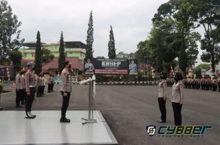 Upacara HUT Polwan ke-74 Dipimpin Langsung Oleh Kapolres Garut