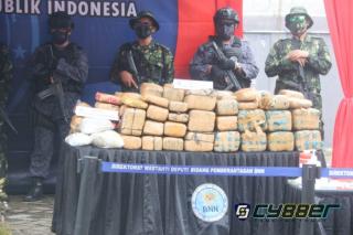 BNN Musnahkan Ratusan Ribu Gram BB Narkotika Golongan 1