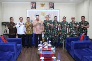 Komandan Kosek I Menerima Kunjungan Silahturahmi Kakanwil Kemenkumham Sumut